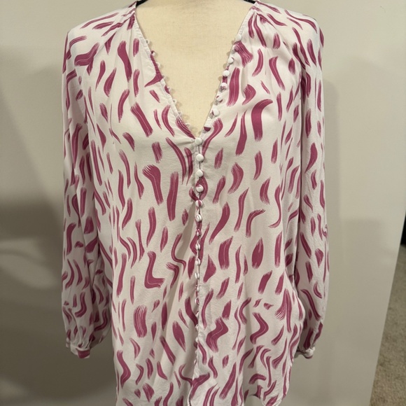 Joie Shariana Silk Top - Size L - Picture 2 of 2